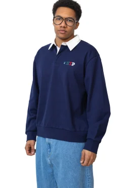 Bluzy Bez Kaptura-Carhartt WIP Bluza Bez Kaptura Flags Rugby
