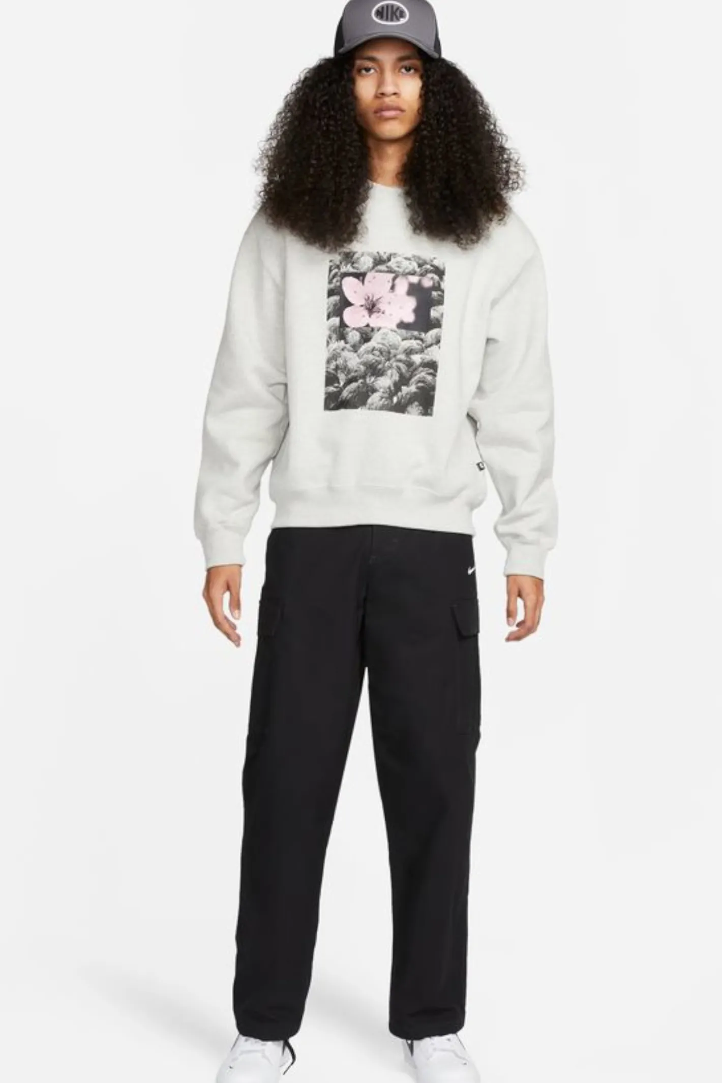 Bluzy Bez Kaptura-Nike Bluza Bez Kaptura SB Natural Border