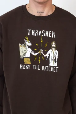 Thrasher X Toy Machine|Bluzy Bez Kaptura-Thrasher Skateboard Mag. Bluza Bez Kaptura Thrasher x Toy Machine B.T.H.