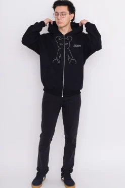 Bluzy Rozpinane-2005 Bluza Rozpinana Studded Horned Lucy Zip Hoodie