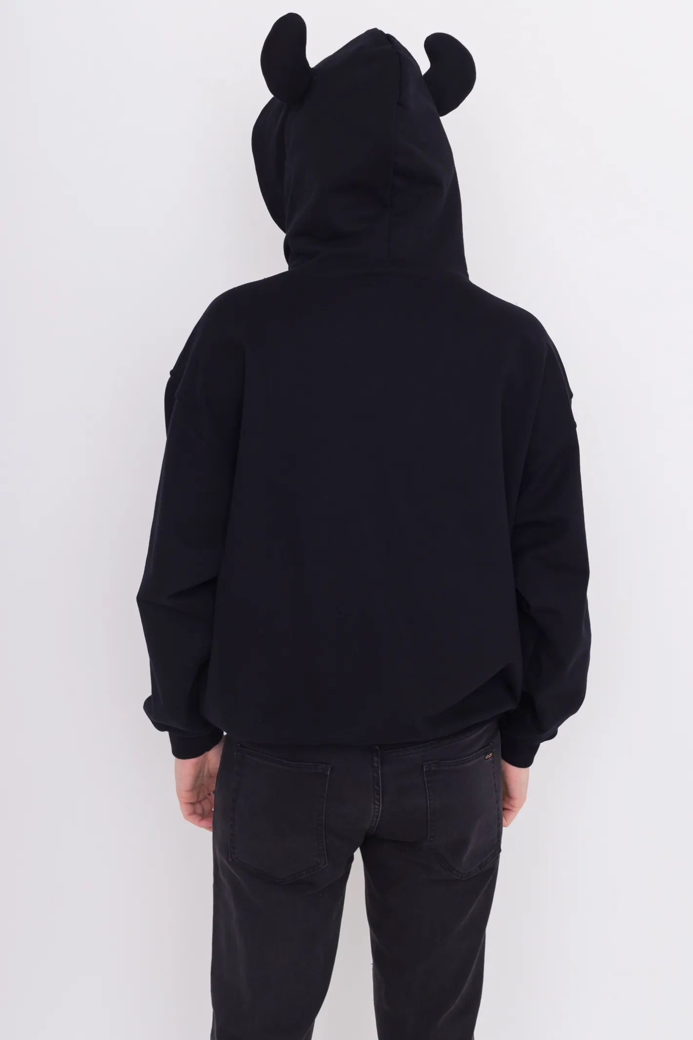 Bluzy Rozpinane-2005 Bluza Rozpinana Studded Horned Lucy Zip Hoodie