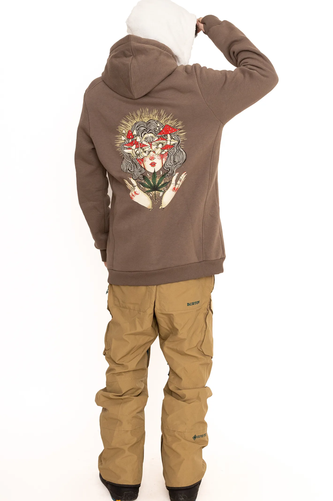 Bluzy Snowboardowe|Odzież Termiczna-Palto Bluza Snowboardowa Mushroom Eyes