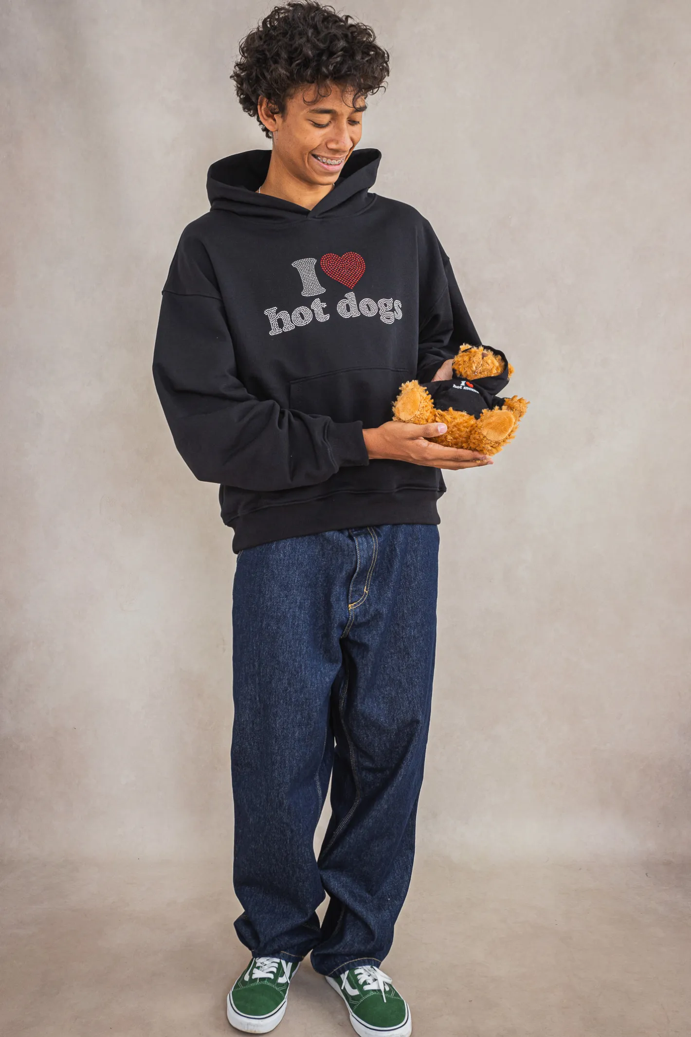 Bluzy Z Kapturem-2005 Bluza Z Kapturem I <3 Hot Dogs