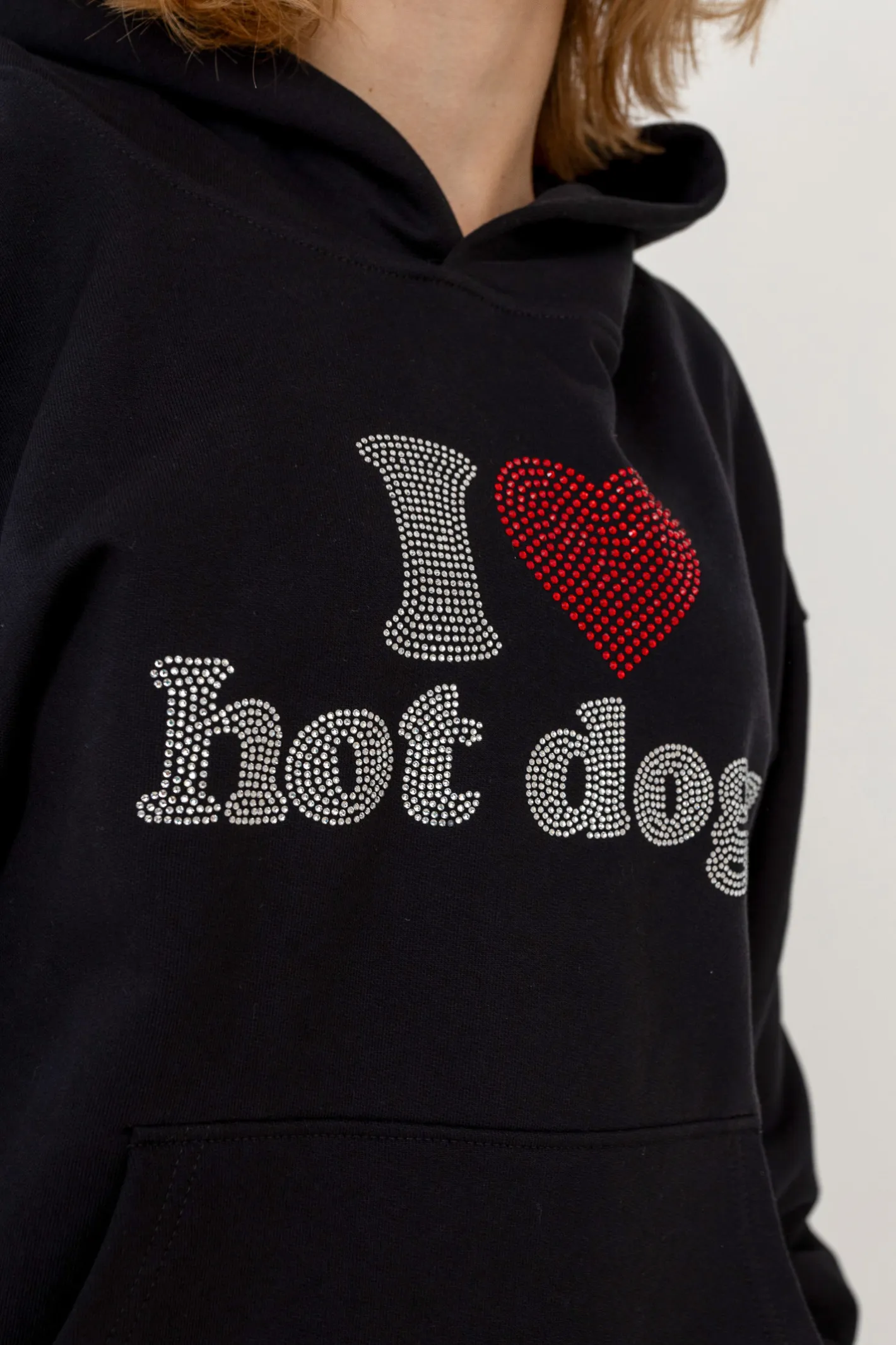 Bluzy Z Kapturem-2005 Bluza Z Kapturem I <3 Hot Dogs