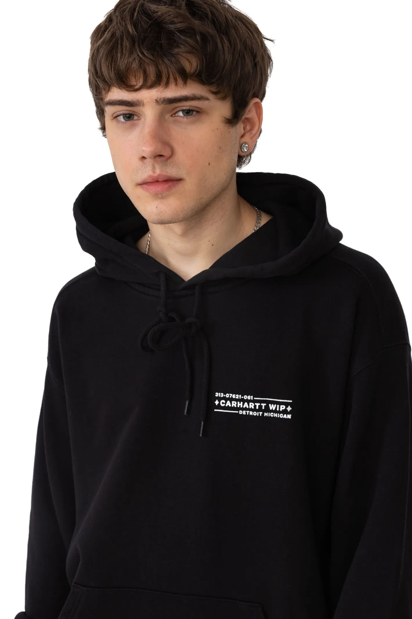 Bluzy Z Kapturem-Carhartt WIP Bluza Z Kapturem Stamp