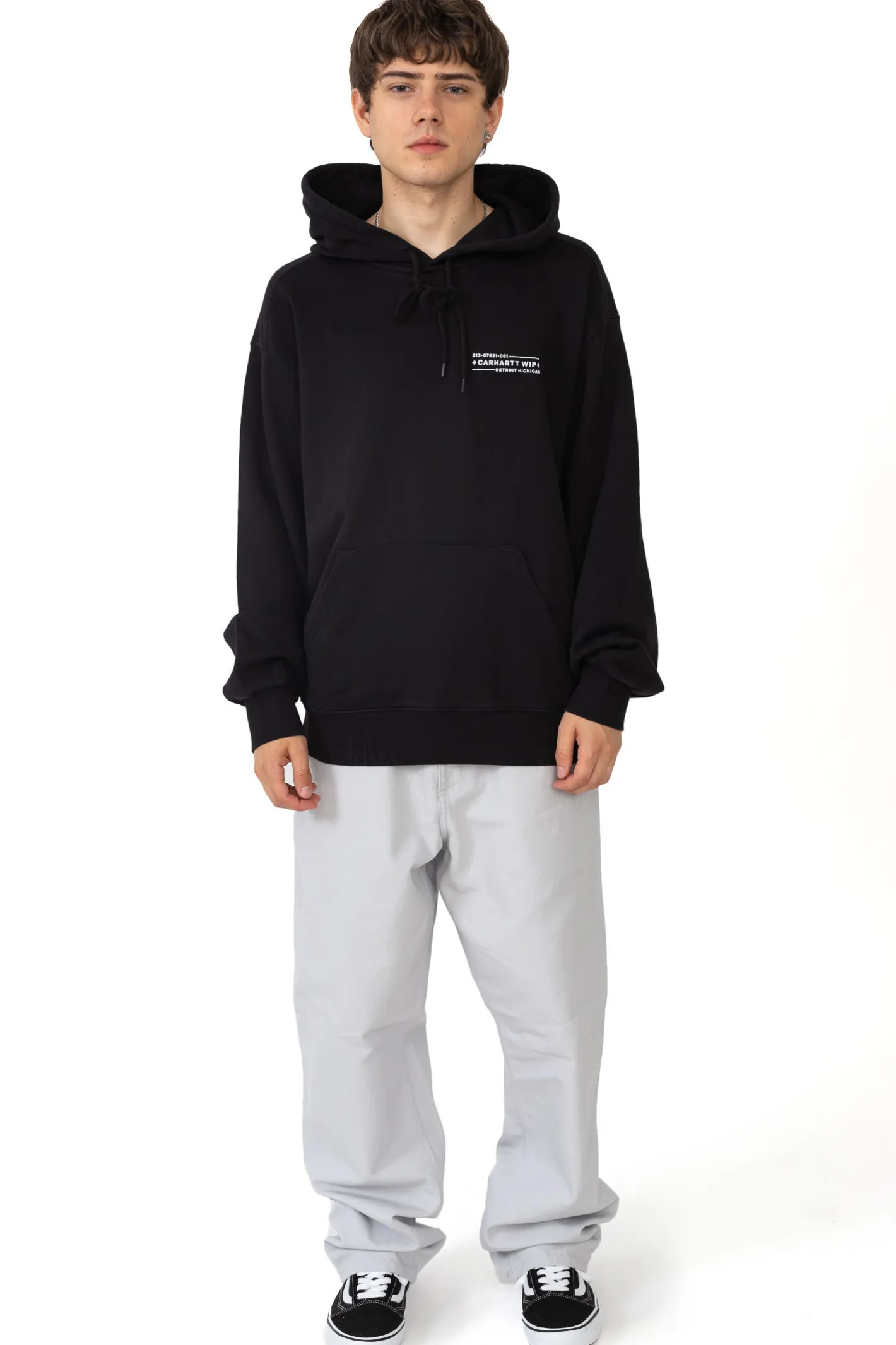 Bluzy Z Kapturem-Carhartt WIP Bluza Z Kapturem Stamp