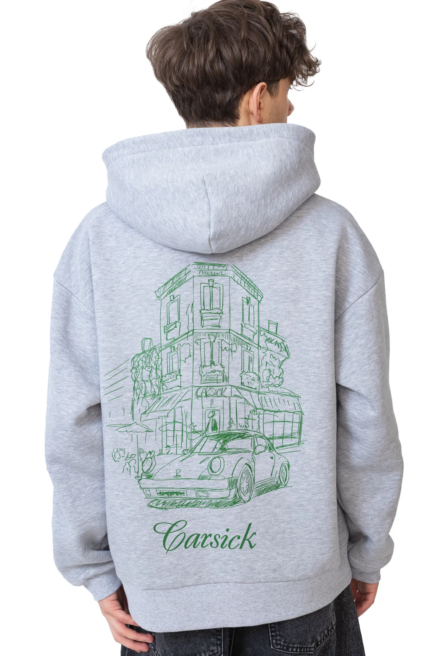 Bluzy Z Kapturem|Wszystkie Bluzy-Carsick Bluza Z Kapturem CAFFÉ
