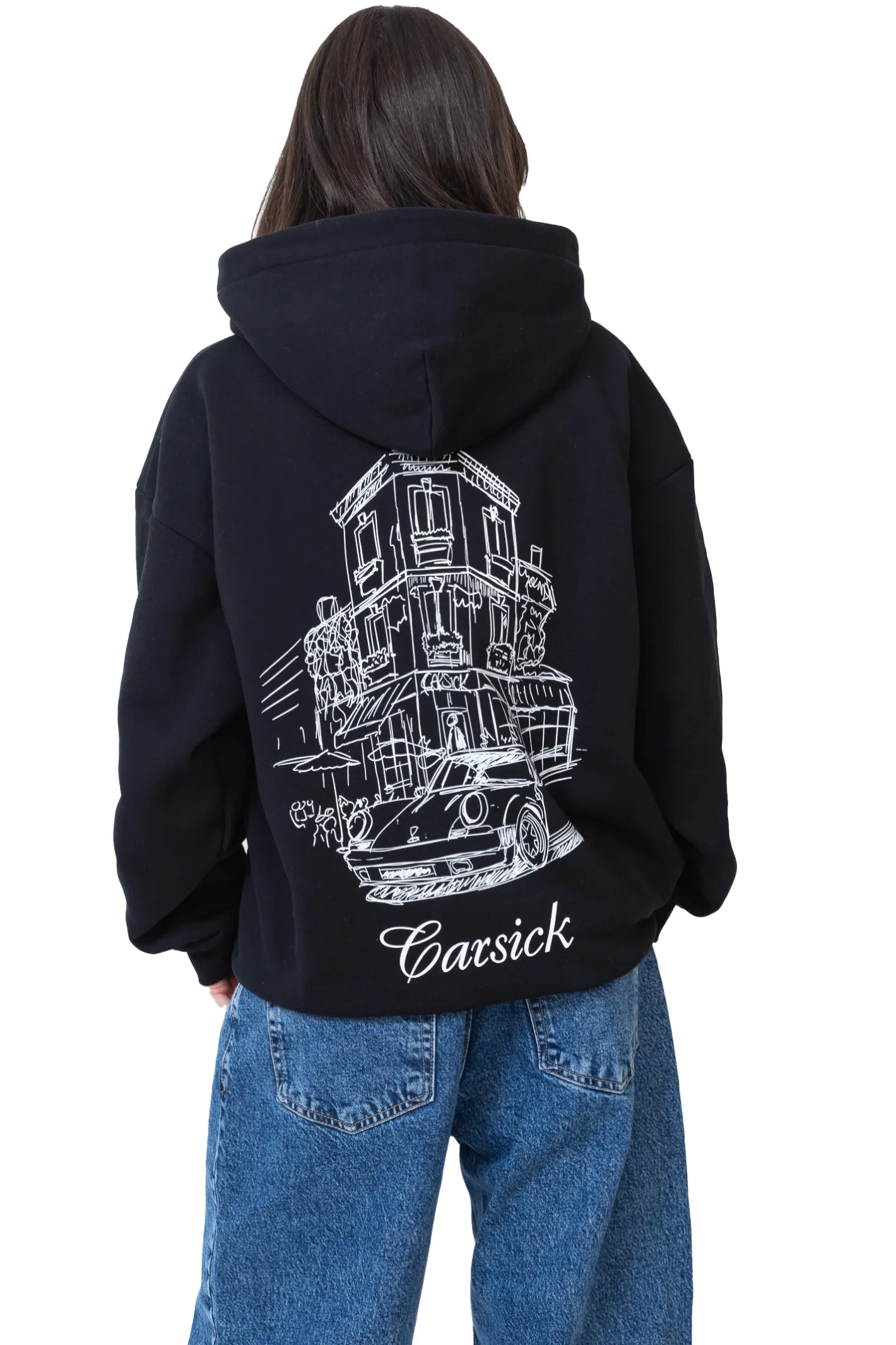 Bluzy Z Kapturem|Wszystkie Bluzy-Carsick Bluza Z Kapturem CAFFÉ