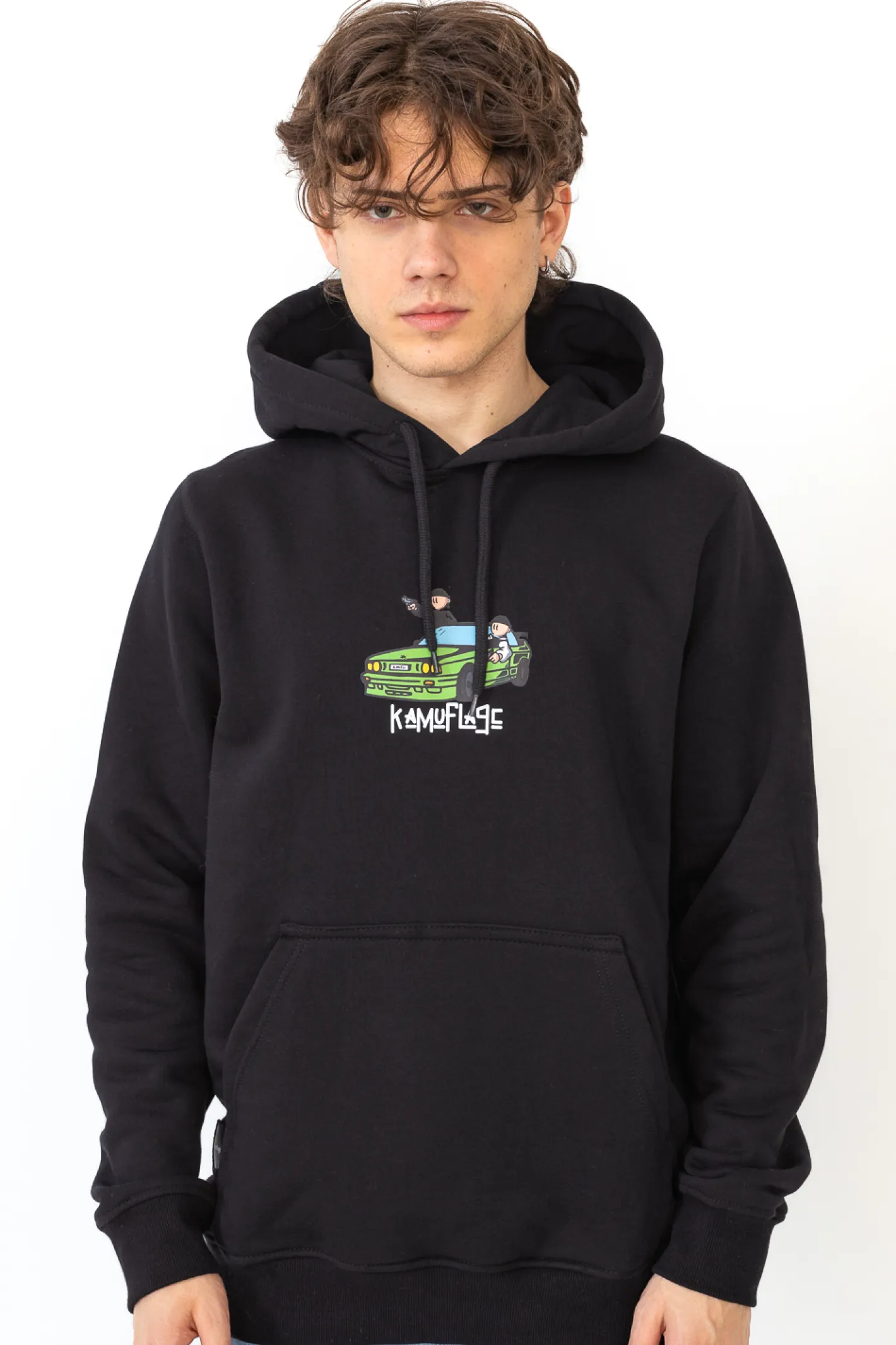 Bluzy Z Kapturem-Kamuflage Bluza Z Kapturem Pull Up