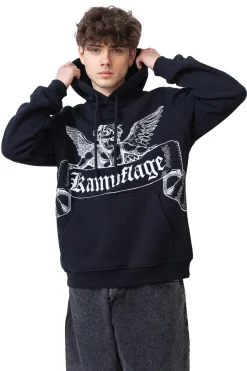 Bluzy Z Kapturem-Kamuflage Bluza Z Kapturem Hellfire