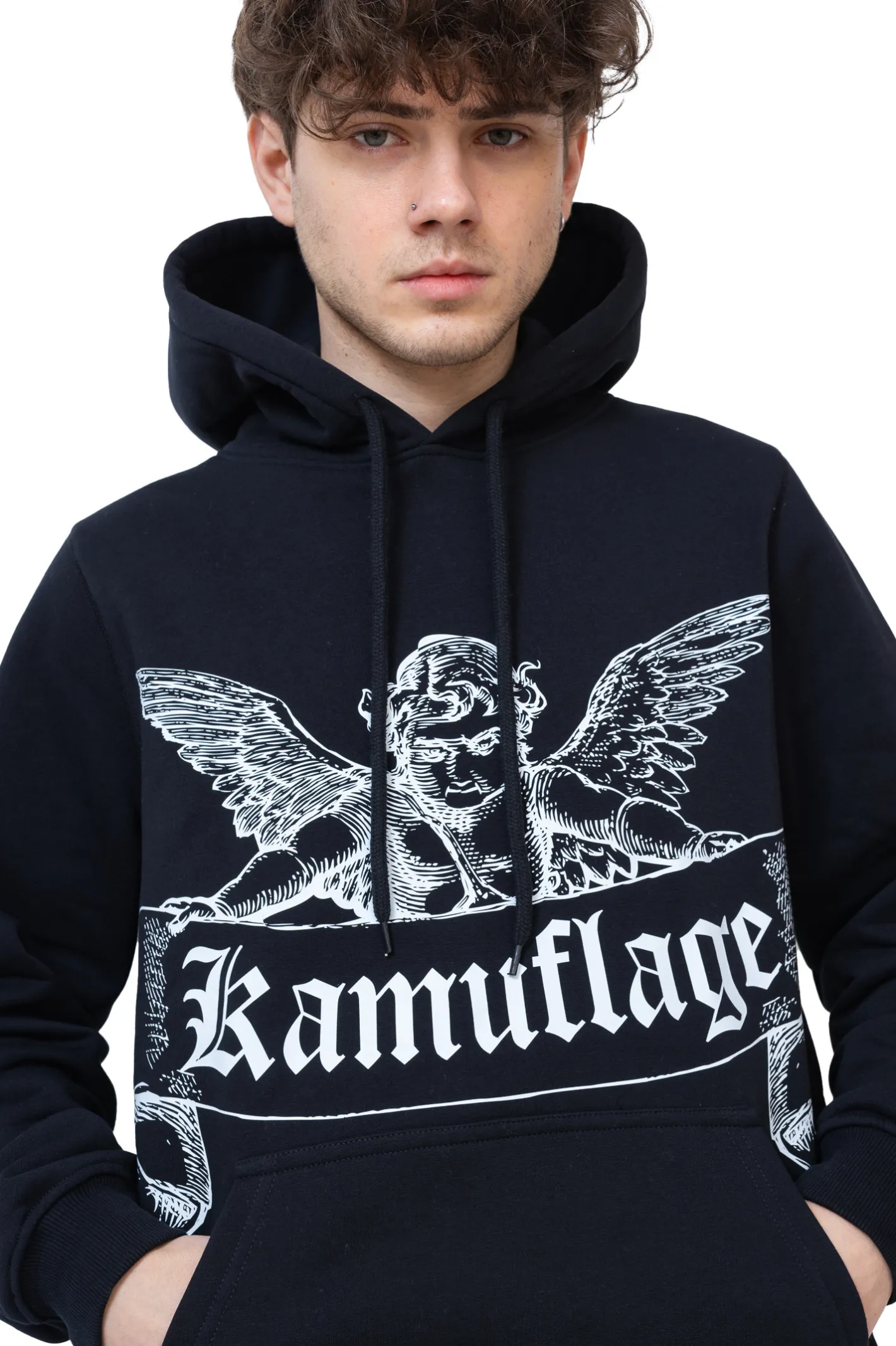 Bluzy Z Kapturem-Kamuflage Bluza Z Kapturem Hellfire