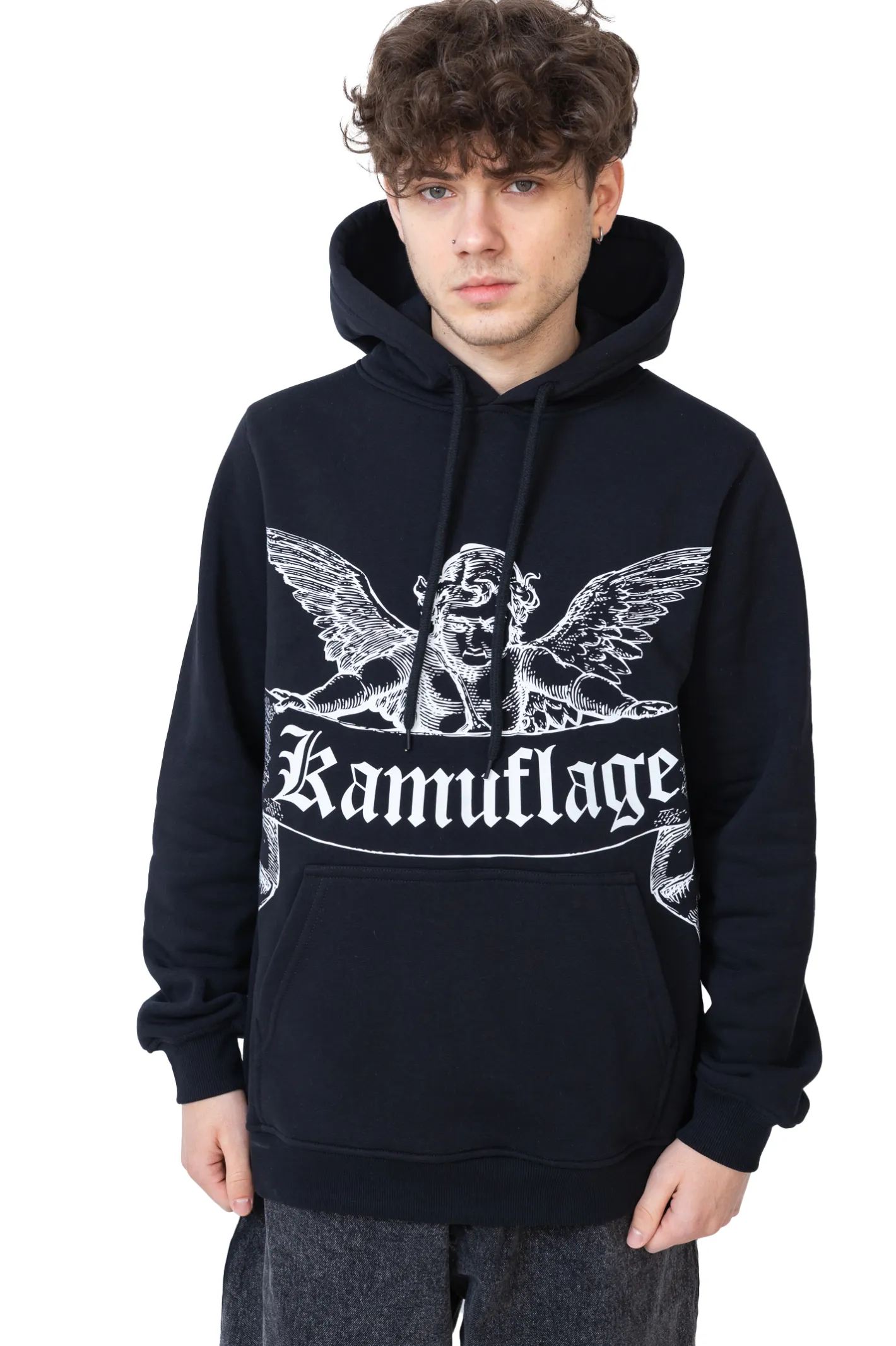 Bluzy Z Kapturem-Kamuflage Bluza Z Kapturem Hellfire
