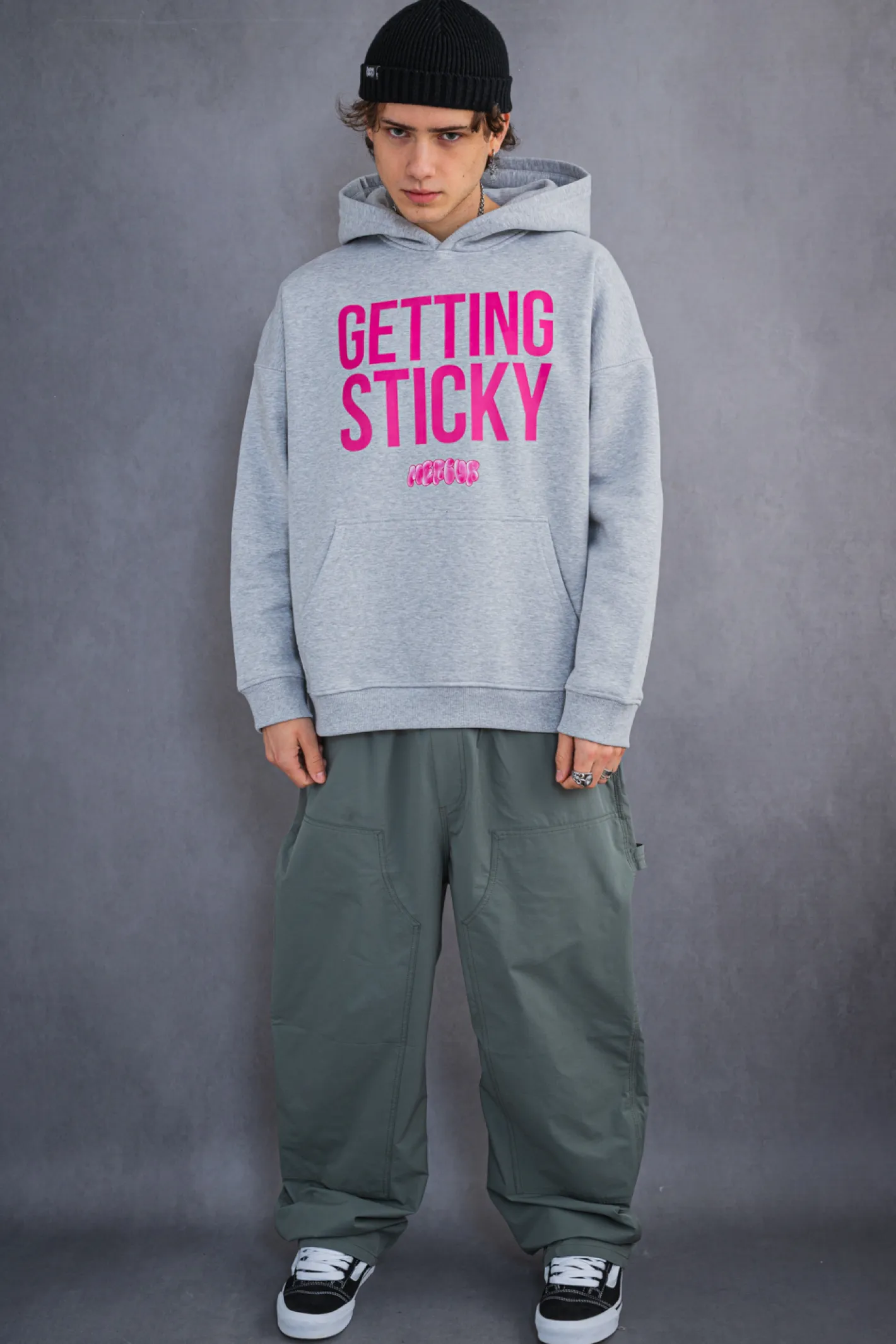Bluzy Z Kapturem-Mercur Bluza Z Kapturem Bubblegum