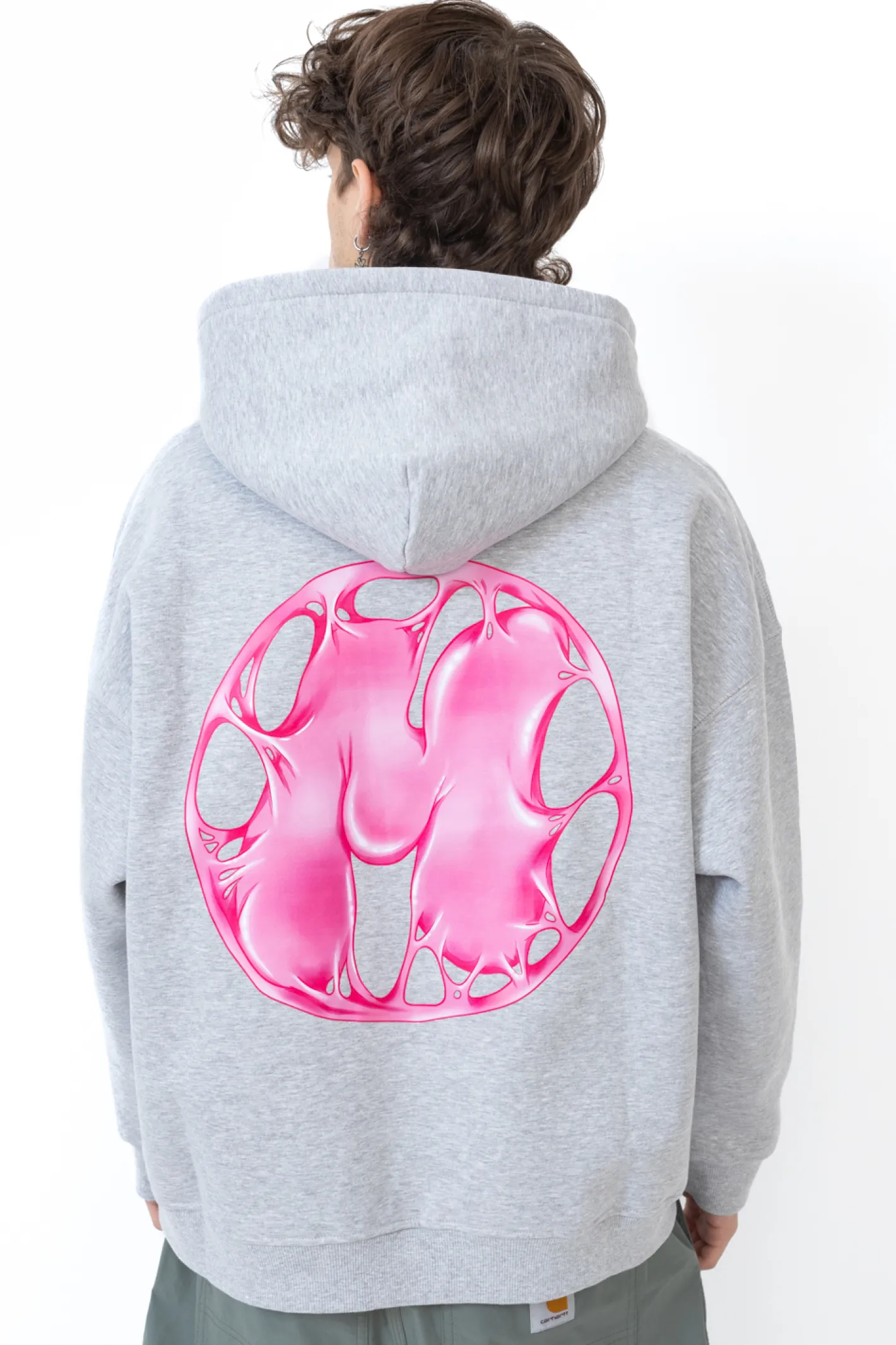 Bluzy Z Kapturem-Mercur Bluza Z Kapturem Bubblegum