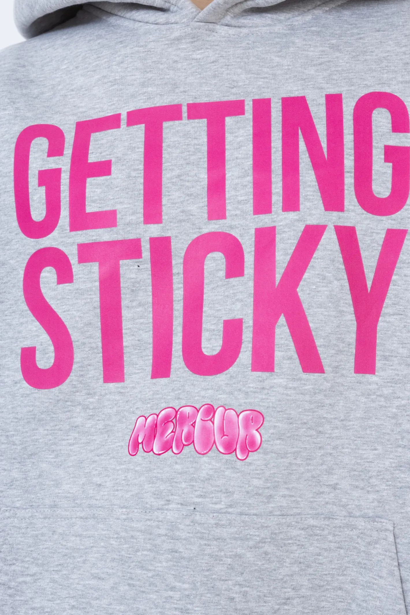 Bluzy Z Kapturem-Mercur Bluza Z Kapturem Bubblegum