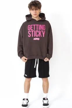 Bluzy Z Kapturem-Mercur Bluza Z Kapturem Bubblegum