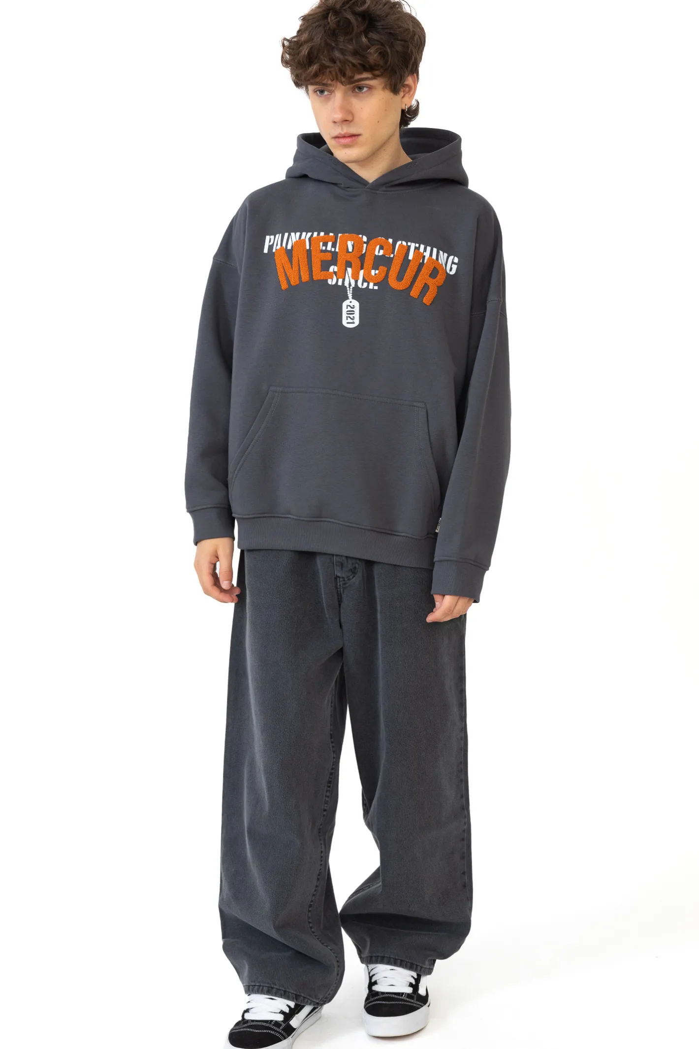 Bluzy Z Kapturem-Mercur Bluza Z Kapturem Military