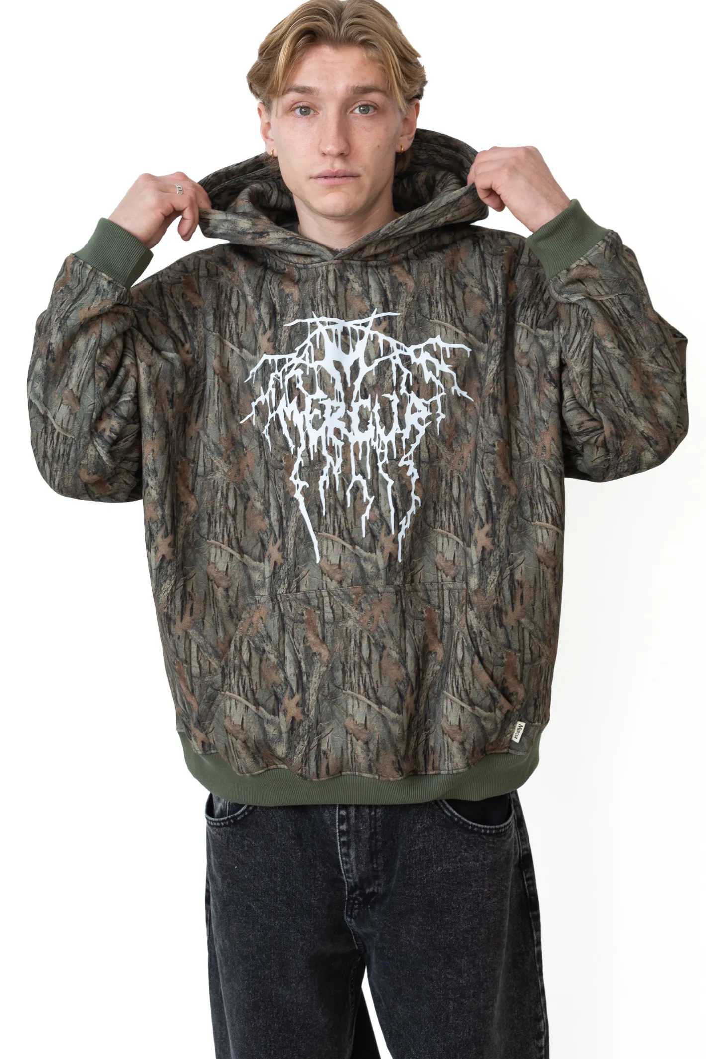 Bluzy Z Kapturem-Mercur Bluza Z Kapturem Metal