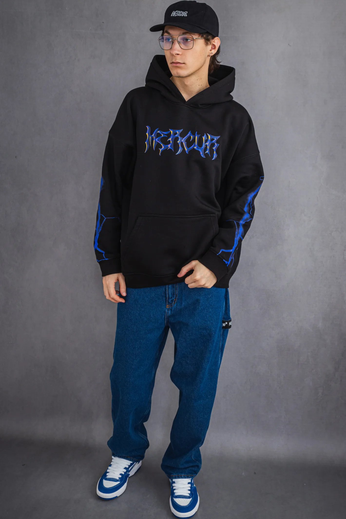 Bluzy Z Kapturem-Mercur Bluza Z Kapturem Voltage