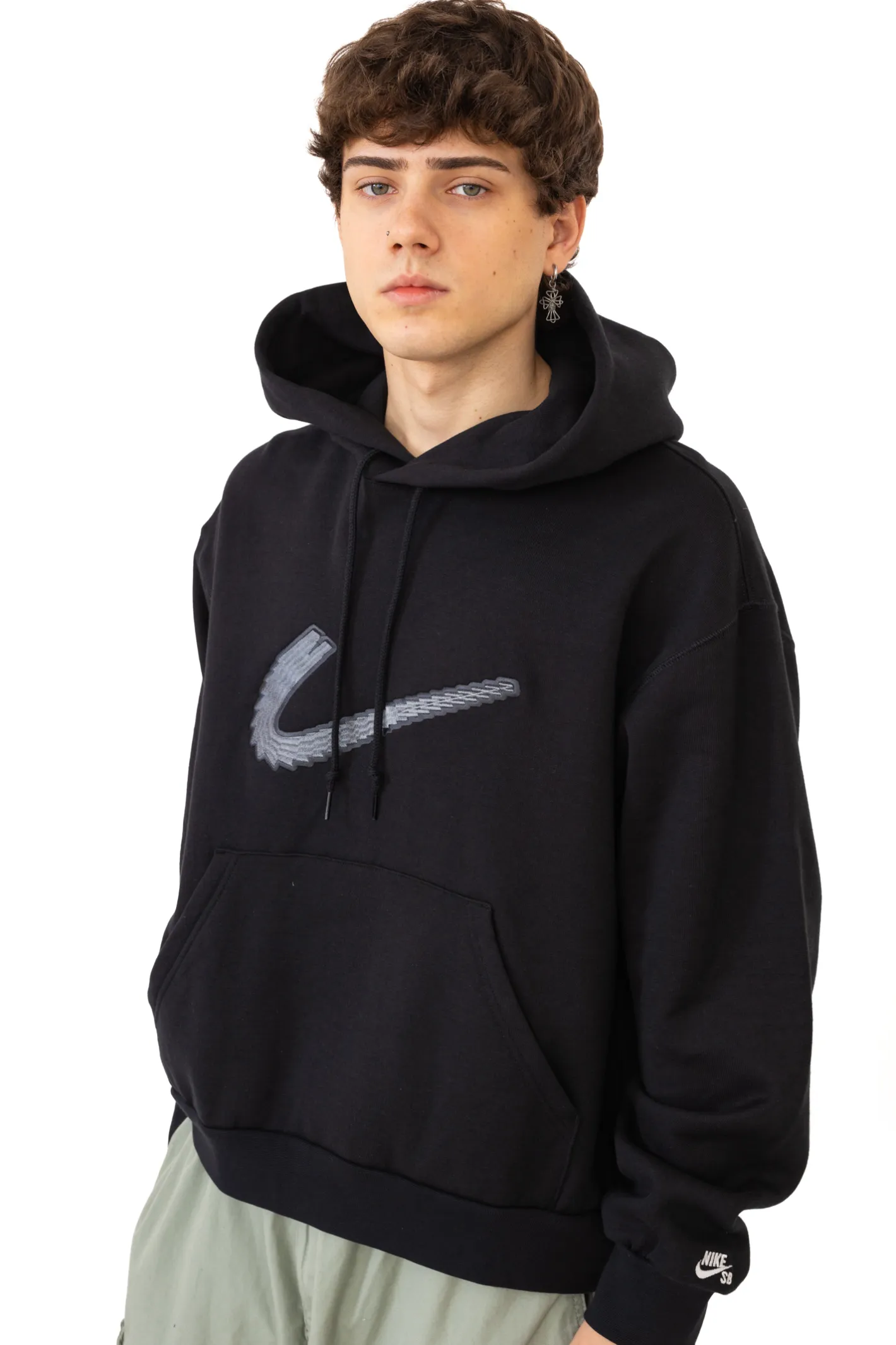 Bluzy Z Kapturem-Nike Bluza Z Kapturem SB Swoosh