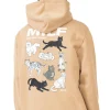 Bluzy Z Kapturem-Ripndip Bluza Z Kapturem Man I Love Felines