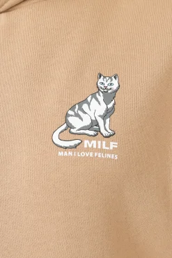 Bluzy Z Kapturem-Ripndip Bluza Z Kapturem Man I Love Felines