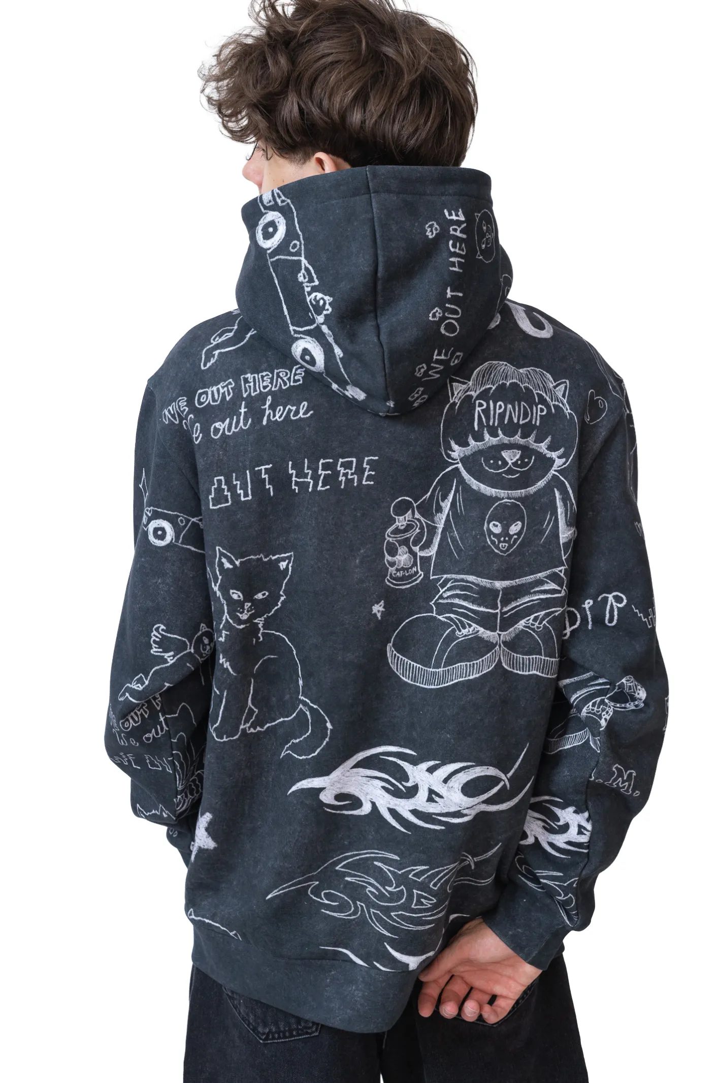 Bluzy Z Kapturem-Ripndip Bluza Z Kapturem Nermal Domination