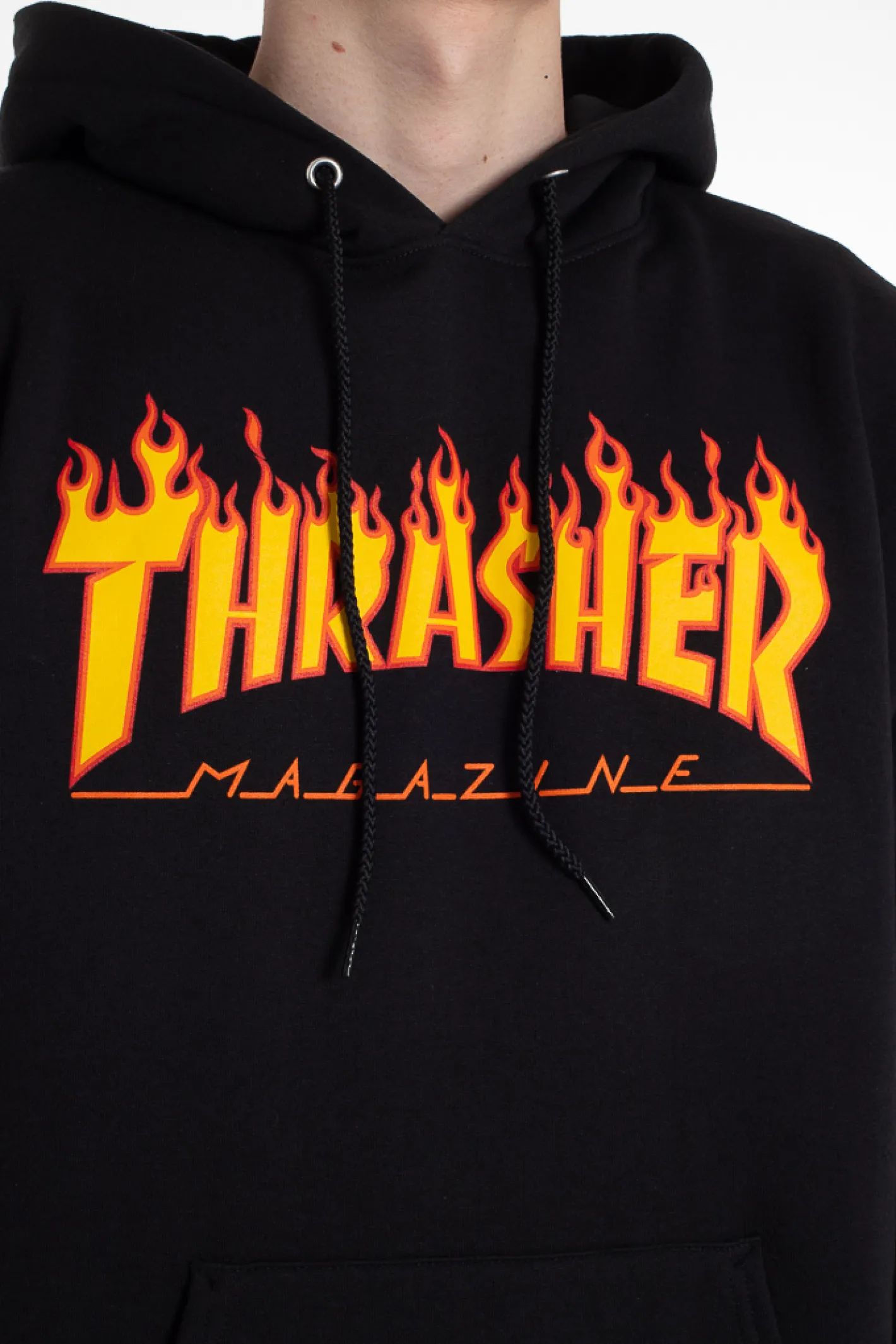 Bluzy Z Kapturem-Thrasher Skateboard Mag. Bluza Z Kapturem Thrasher Flame