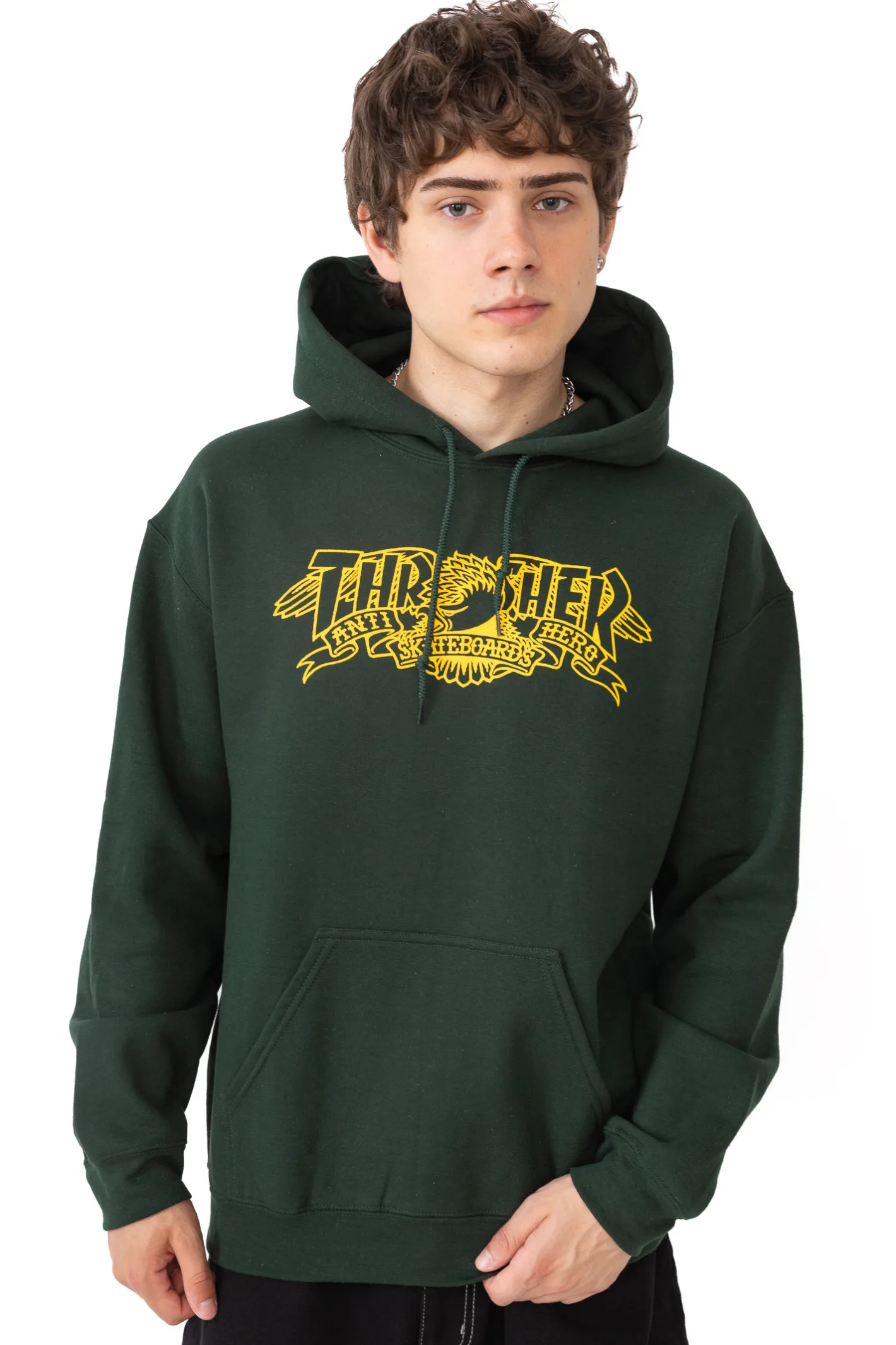 Thrasher Magazine X Antihero|Bluzy Z Kapturem-Thrasher Skateboard Mag. Bluza Z Kapturem Thrasher x Antihero Mag Banner