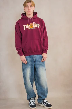 Thrasher X Toy Machine|Bluzy Z Kapturem-Thrasher Skateboard Mag. Bluza Z Kapturem Thrasher x Toy Machine Vortex