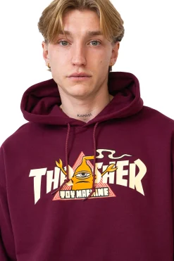 Thrasher X Toy Machine|Bluzy Z Kapturem-Thrasher Skateboard Mag. Bluza Z Kapturem Thrasher x Toy Machine Vortex
