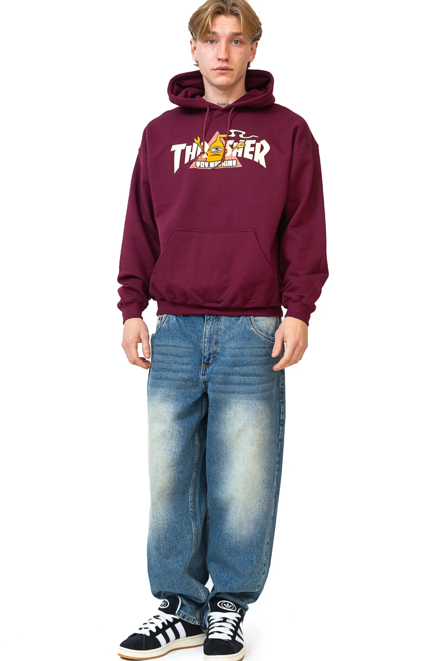 Thrasher X Toy Machine|Bluzy Z Kapturem-Thrasher Skateboard Mag. Bluza Z Kapturem Thrasher x Toy Machine Vortex
