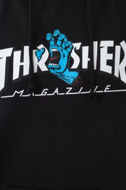 Thrasher X Santa Cruz|Bluzy Z Kapturem-Thrasher Skateboard Mag. Bluza Z Kapturem Thrasher Screaming Logo Santa Cruz