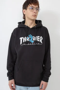 Thrasher X Santa Cruz|Bluzy Z Kapturem-Thrasher Skateboard Mag. Bluza Z Kapturem Thrasher Screaming Logo Santa Cruz