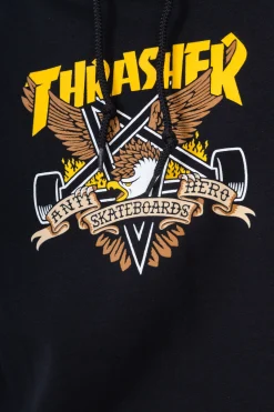 Thrasher Magazine X Antihero|Bluzy Z Kapturem-Thrasher Skateboard Mag. Bluza Z Kapturem Thrasher x Antihero Eaglegram