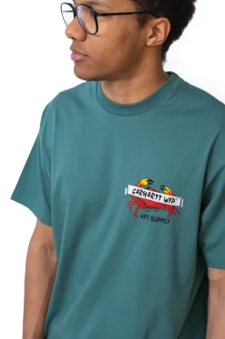 T-shirty-Carhartt WIP Koszulka Crab Paint