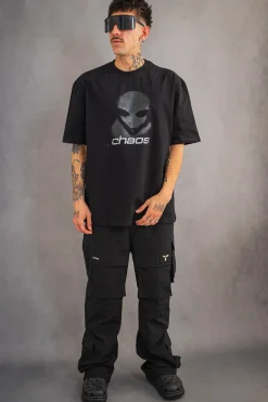 T-shirty-Chaos Koszulka Alien Distressed