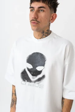 T-shirty-Chaos Koszulka Alien Distressed