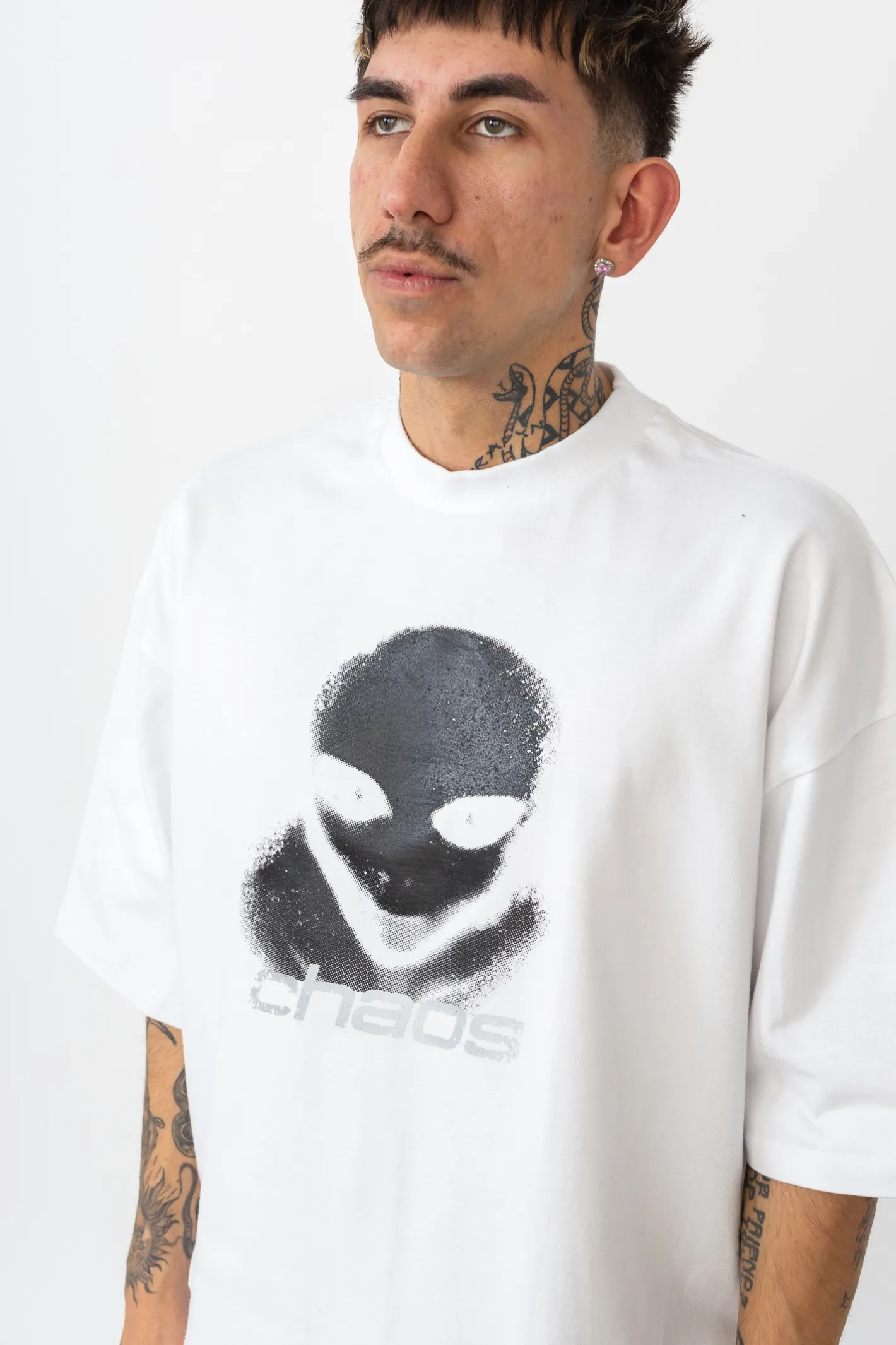T-shirty-Chaos Koszulka Alien Distressed