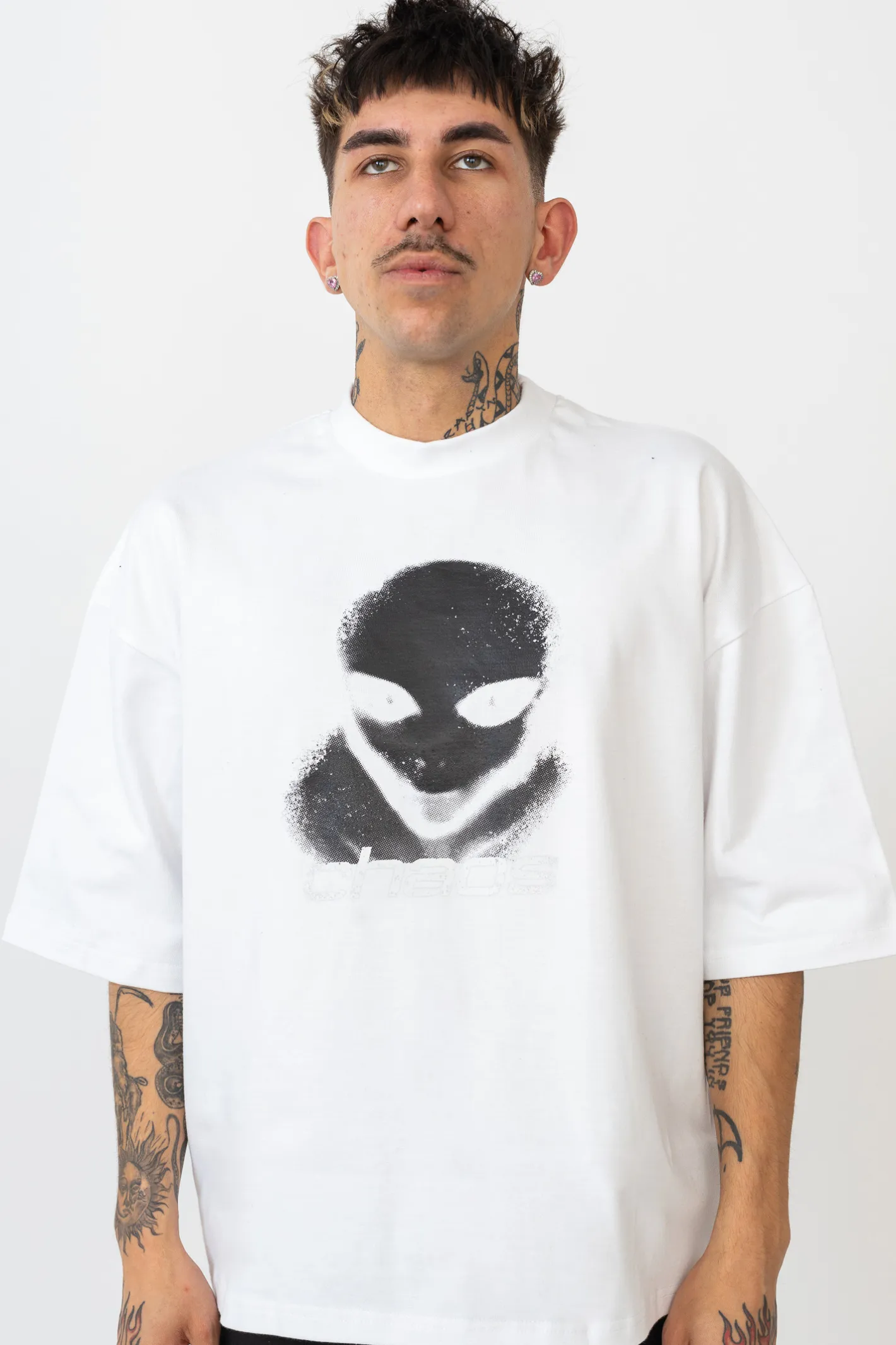 T-shirty-Chaos Koszulka Alien Distressed