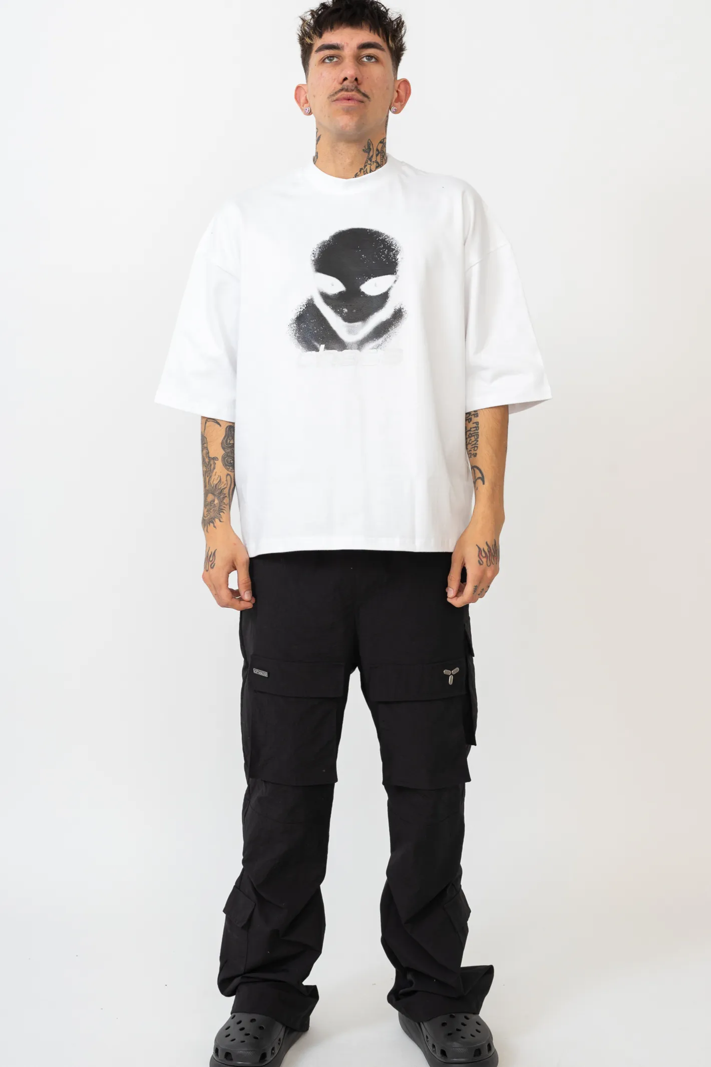 T-shirty-Chaos Koszulka Alien Distressed