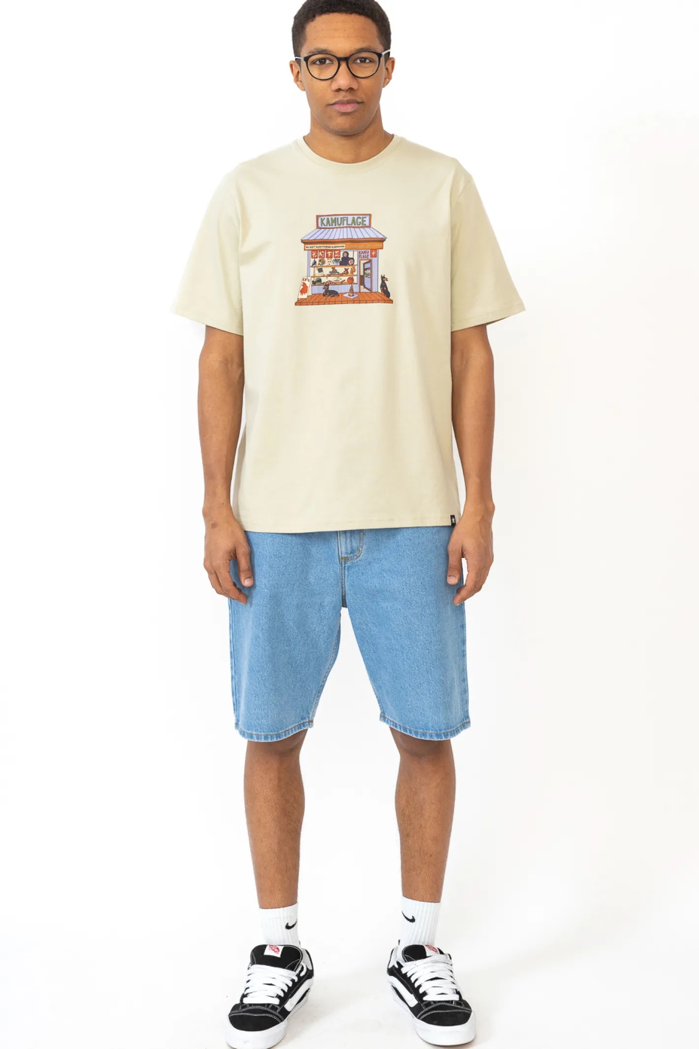 T-shirty-Kamuflage Koszulka Corner Store