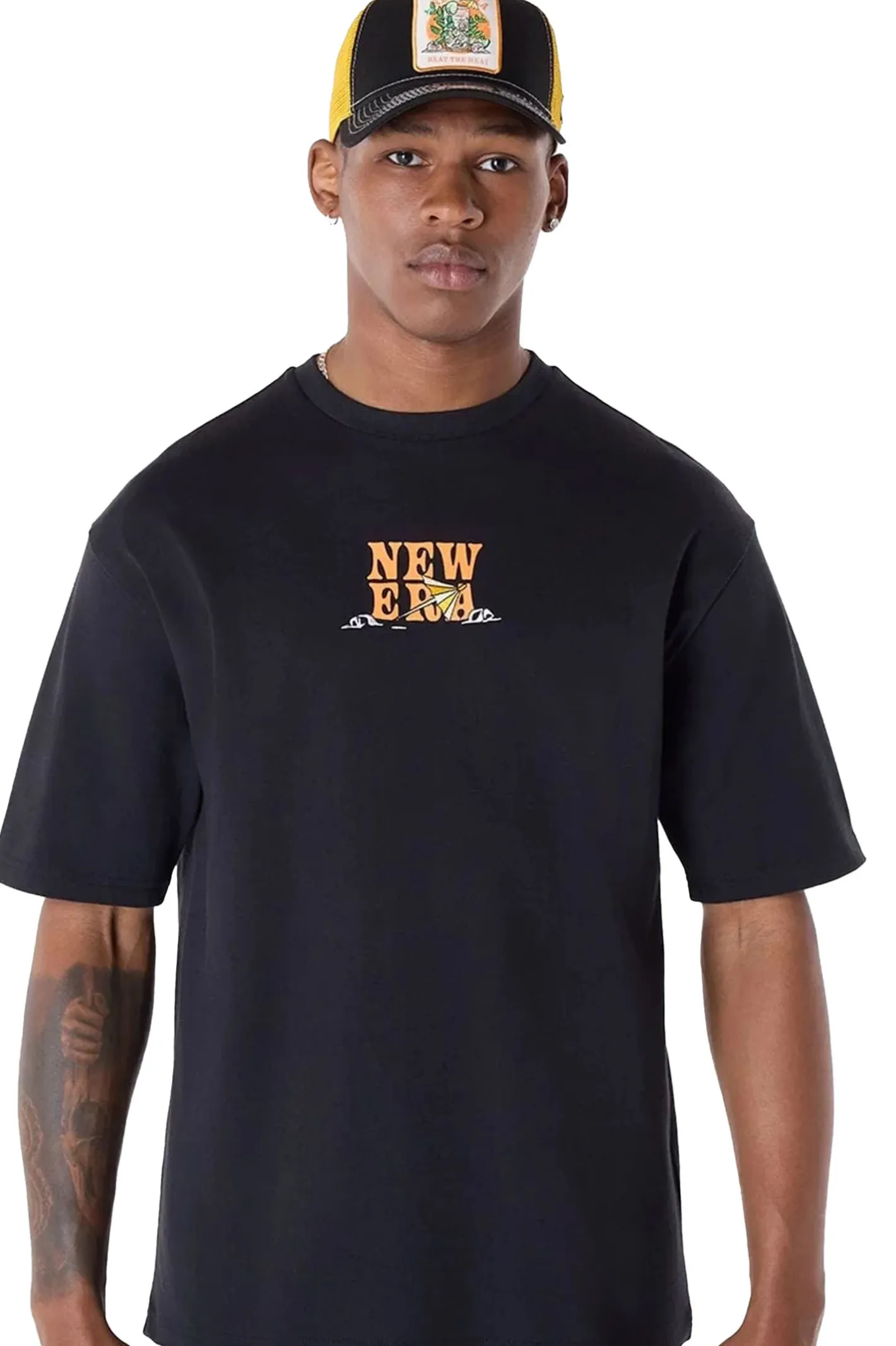T-shirty-New Era Cap Koszulka New Era Drink Graphic Oversized