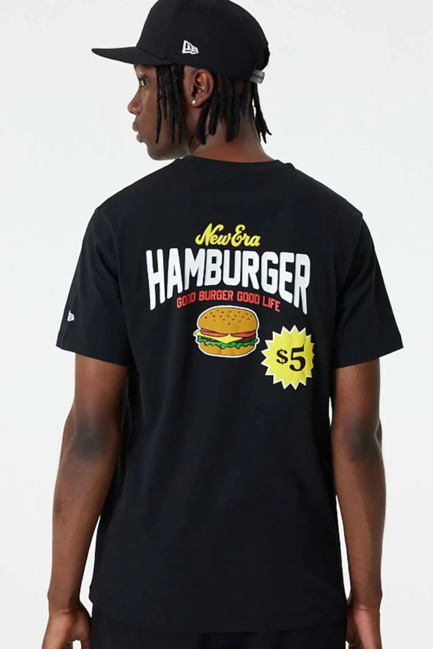 T-shirty-New Era Cap Koszulka New Era Hamburger Graphic
