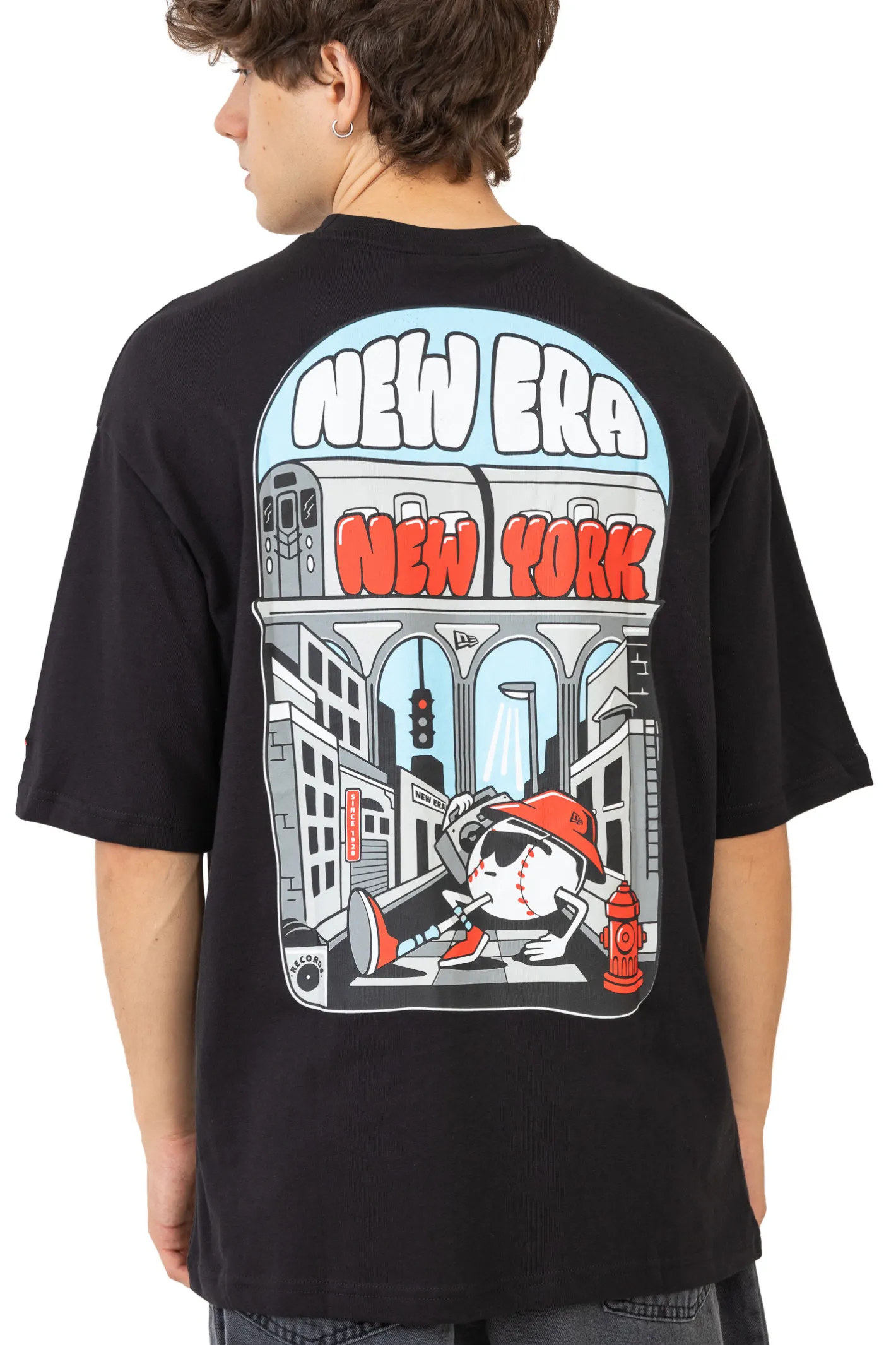 T-shirty-New Era Cap Koszulka New Era New York City Graphic Oversized