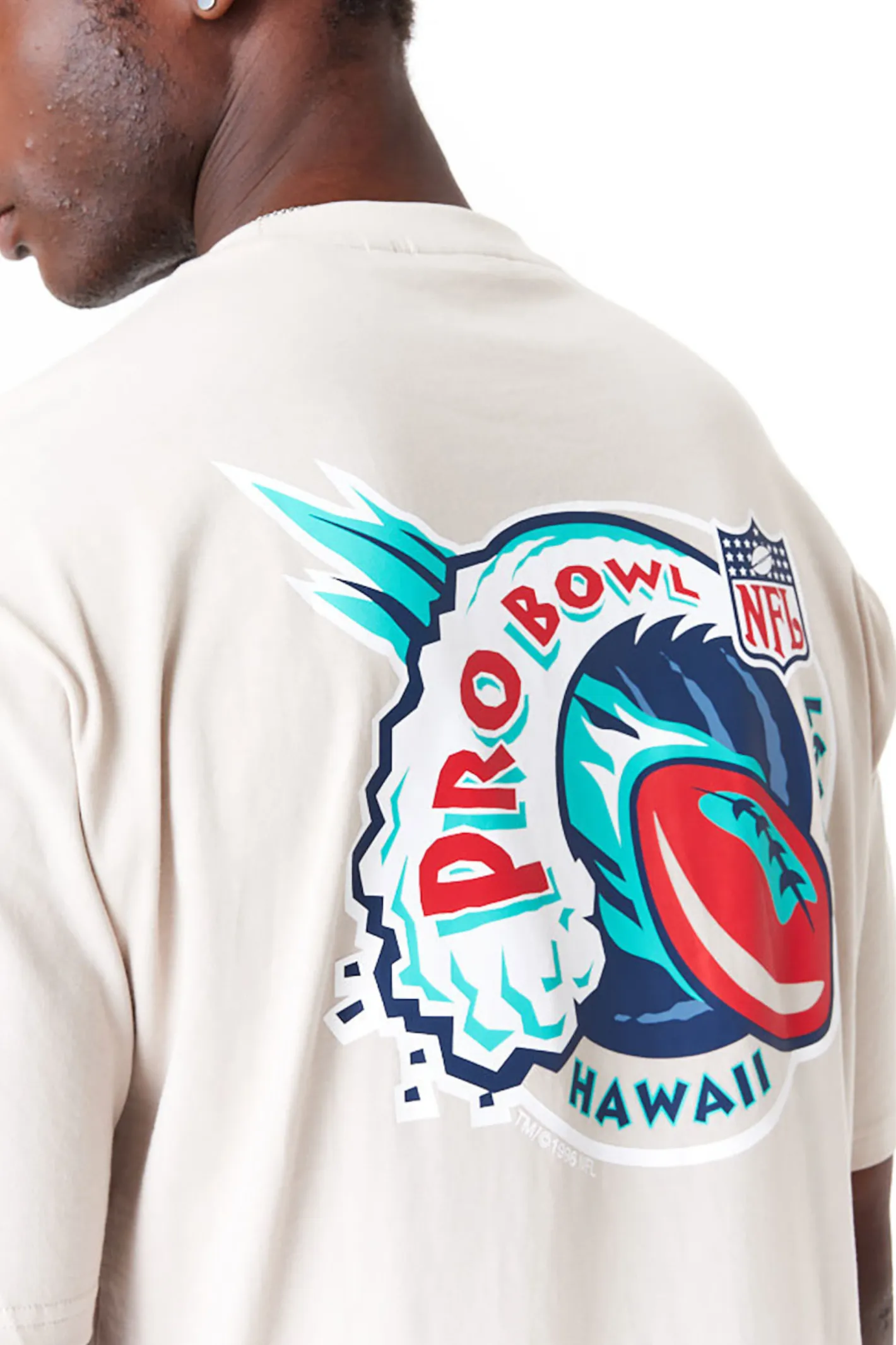 T-shirty-New Era Cap Koszulka New Era NFL Pro Bowl Hawaii NFC Wave Graphic Oversized