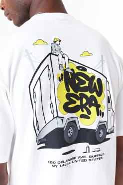 T-shirty-New Era Cap Koszulka New Era Spray Graphic Oversized