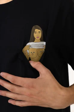 T-shirty-Ripndip Koszulka Flashing Kittys Pocket