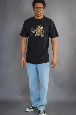 T-shirty-Santa Cruz Skateboards Koszulka Santa Cruz Braun Pizza Bear
