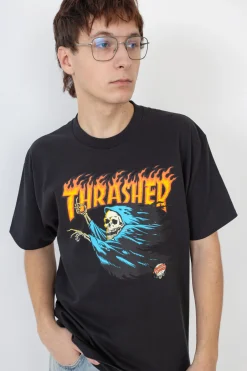 Thrasher X Santa Cruz|T-shirty-Thrasher Skateboard Mag. Koszulka Thrasher O'Brien Reaper Santa Cruz